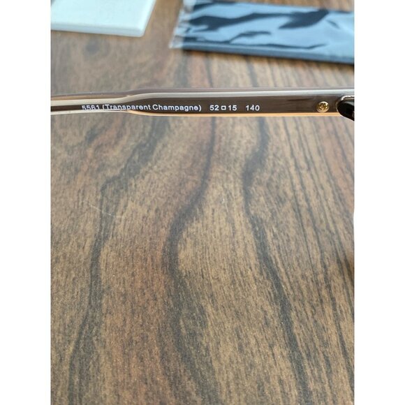 Coach Womens Pillow Frame EyeGlasses Transparent Peach New With Case, Brochure, - Picture 9 of 13